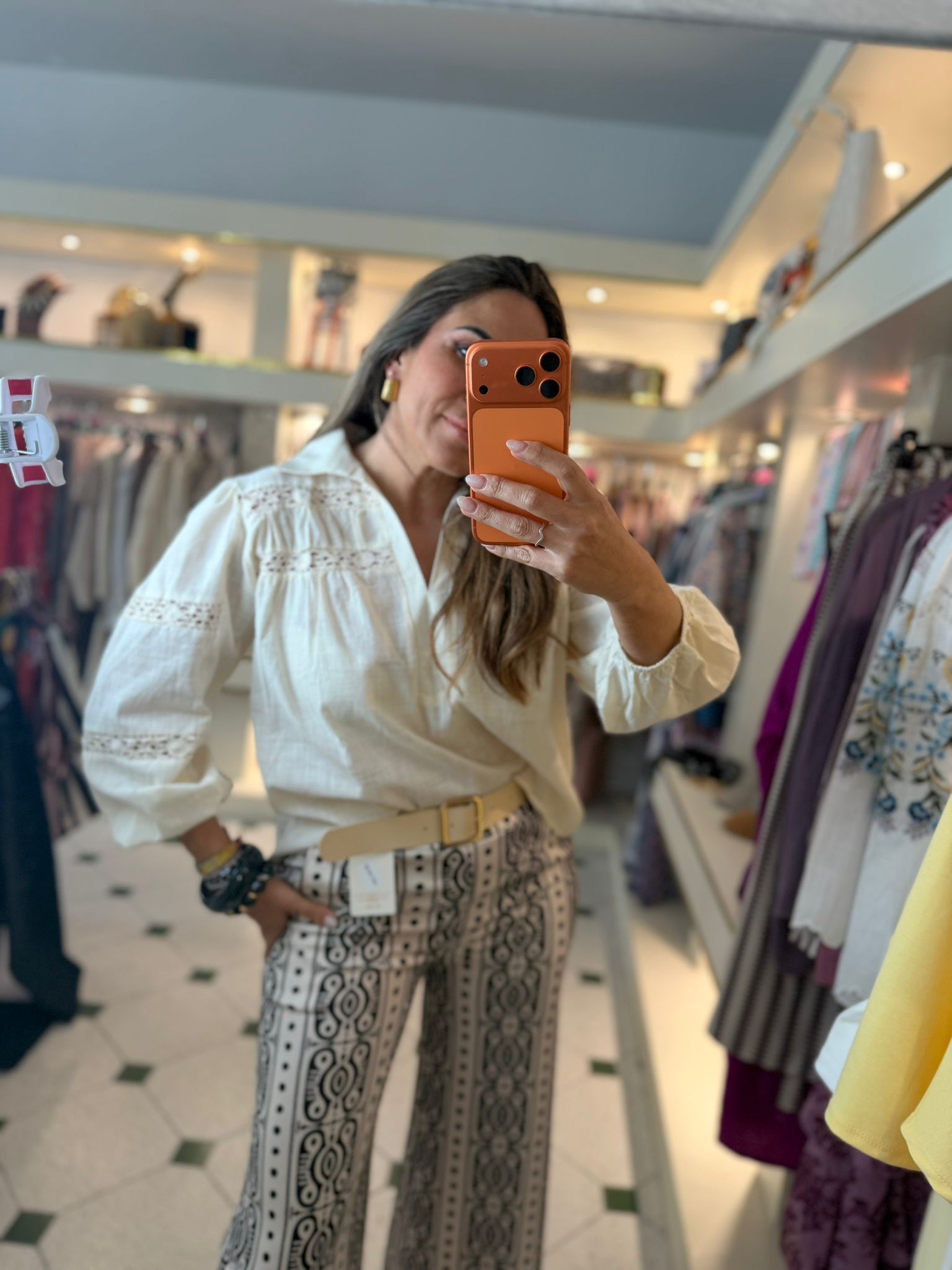 Camisa liana con detalle de bordado - Imagen 2