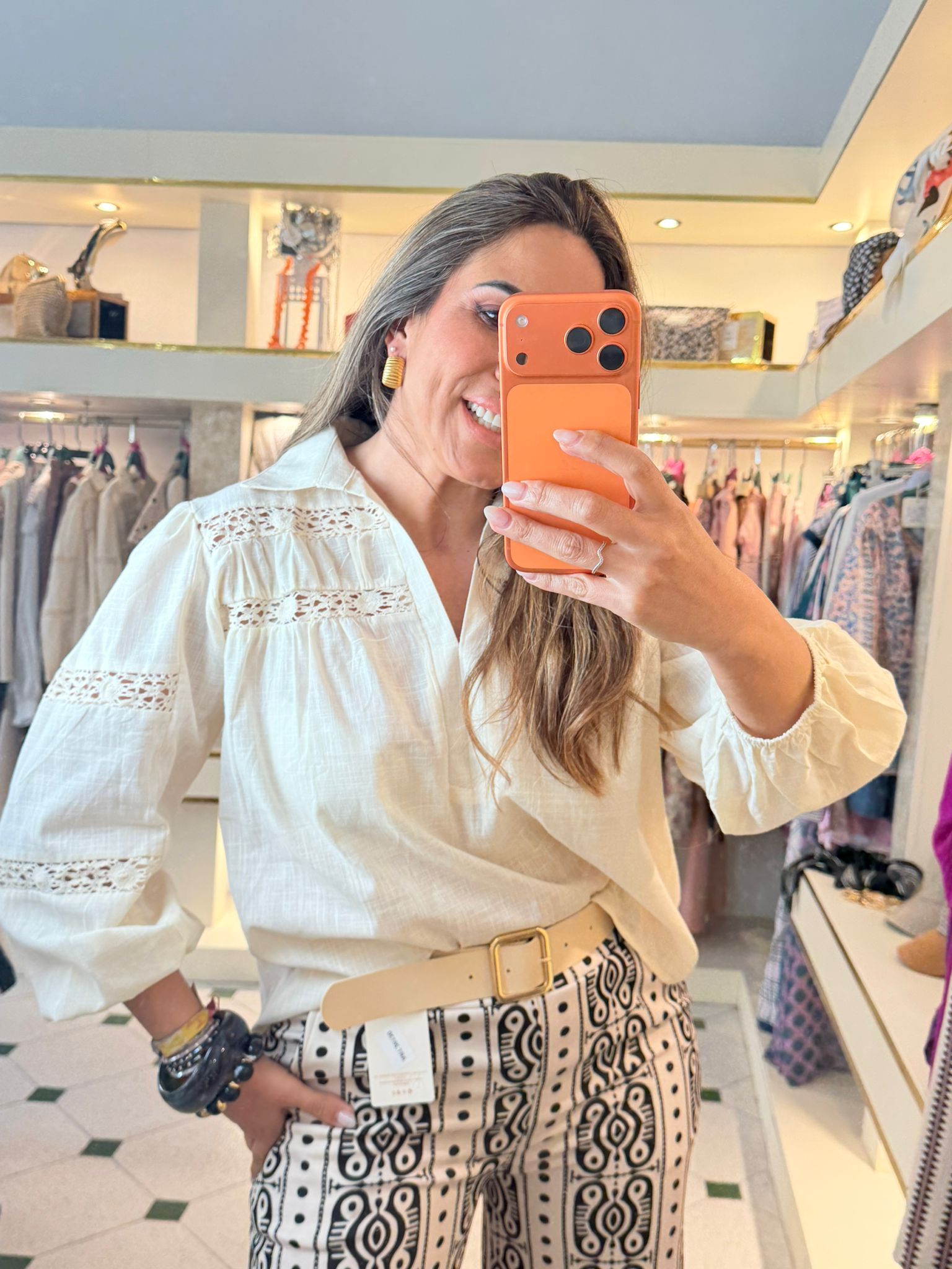 Camisa liana con detalle de bordado - Imagen 5